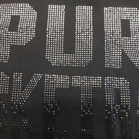 NBA San Antonio Spurs Showtime Pull Over Sweater Womens Size S GIII 4 Her Black - Picture 3 of 6